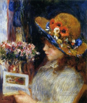 Pierre Auguste Renoir Painting - Niña leyendo Pierre Auguste Renoir